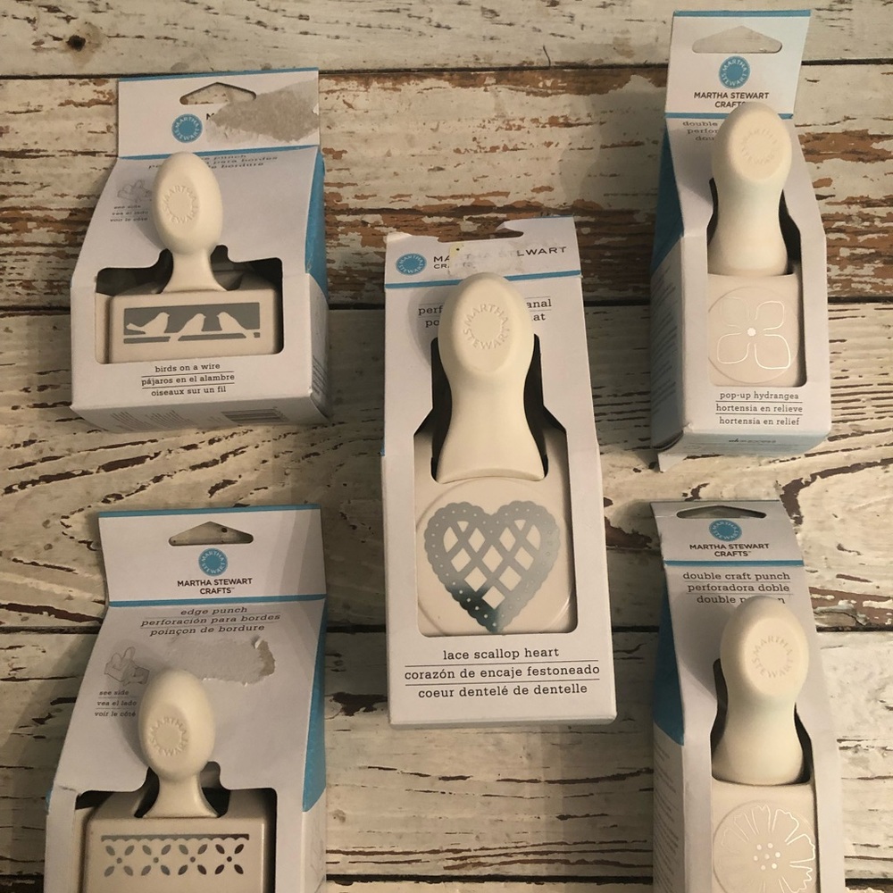Martha Stewart Craft Punch x 5